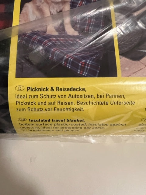 Picknick/ Reisedecke 120x150 cm