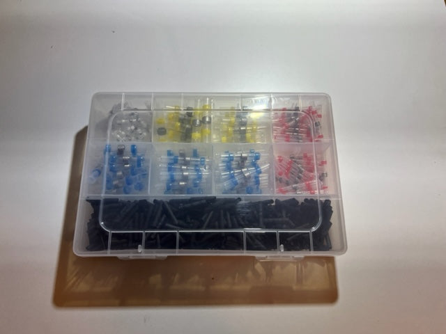 Elektro Lötverbinder mit Schrumpfschläuche 600 teilig