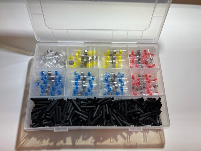 Elektro Lötverbinder mit Schrumpfschläuche 600 teilig
