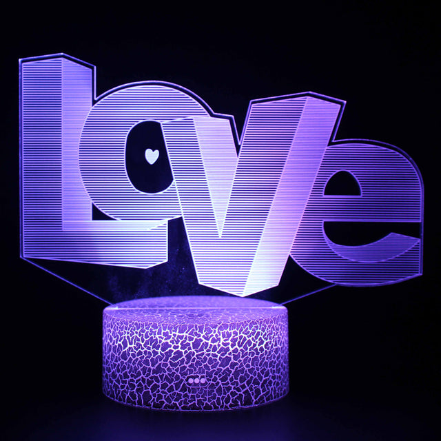 LED Love 3D