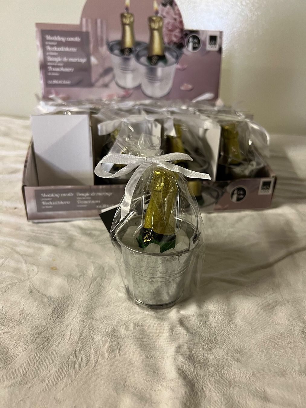 Hochzeitskerzen Champagner