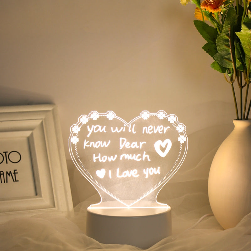 LED Liebesherz Valentinstag